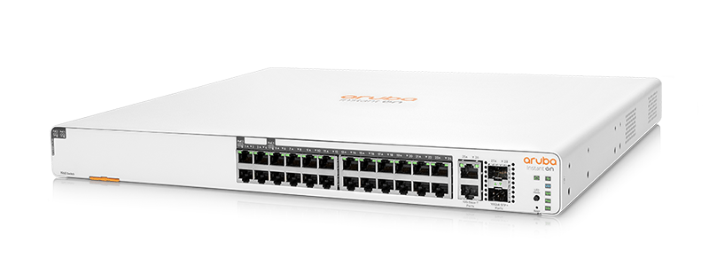 HPE Networking Instant On Switch Series 1960 24G 20p Class4 4p Class6 PoE 2XGT 2SFP+ 370W Switch (JL807A)