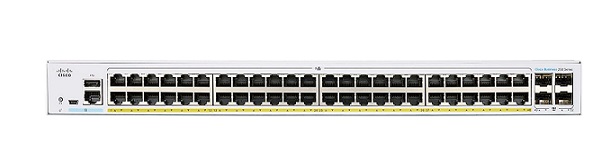 Thiết bị chuyển mạch CISCO CBS250 Smart 48-port GE POE+, 195W power budget, 4x1G SFP